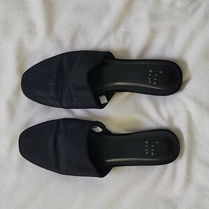 Black Suede Mules size 7.5